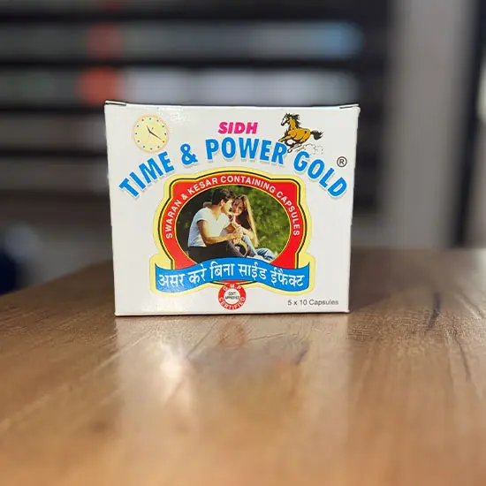 Time and Power Gold (Kesar Containing 50 Capsules) - Image 3
