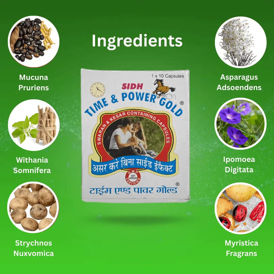 Time and Power Gold 50 Capsules - Image 2